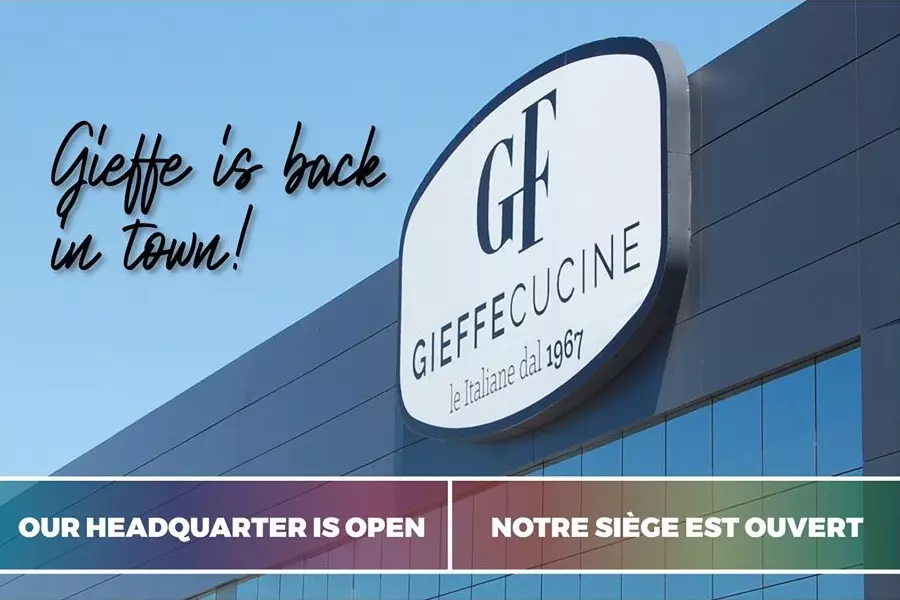 Gieffe Cucine reopens its central headquarters