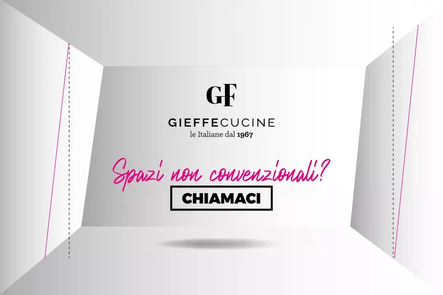 Prendere le misure per una cucina con pareti fuori squadro