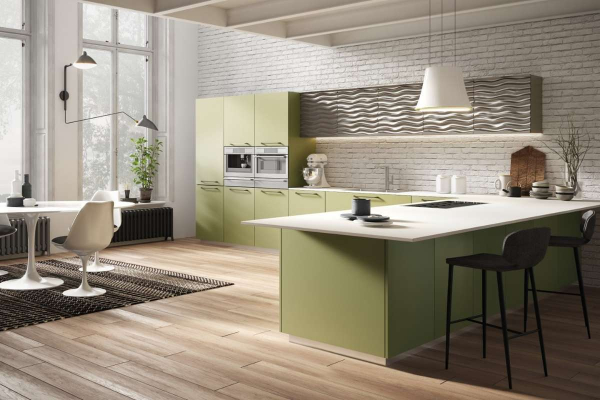 Cucine con penisola moderna: design e nuove tendenze