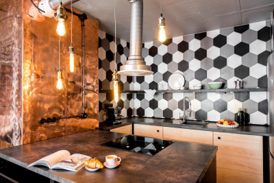 cucina stile industrial